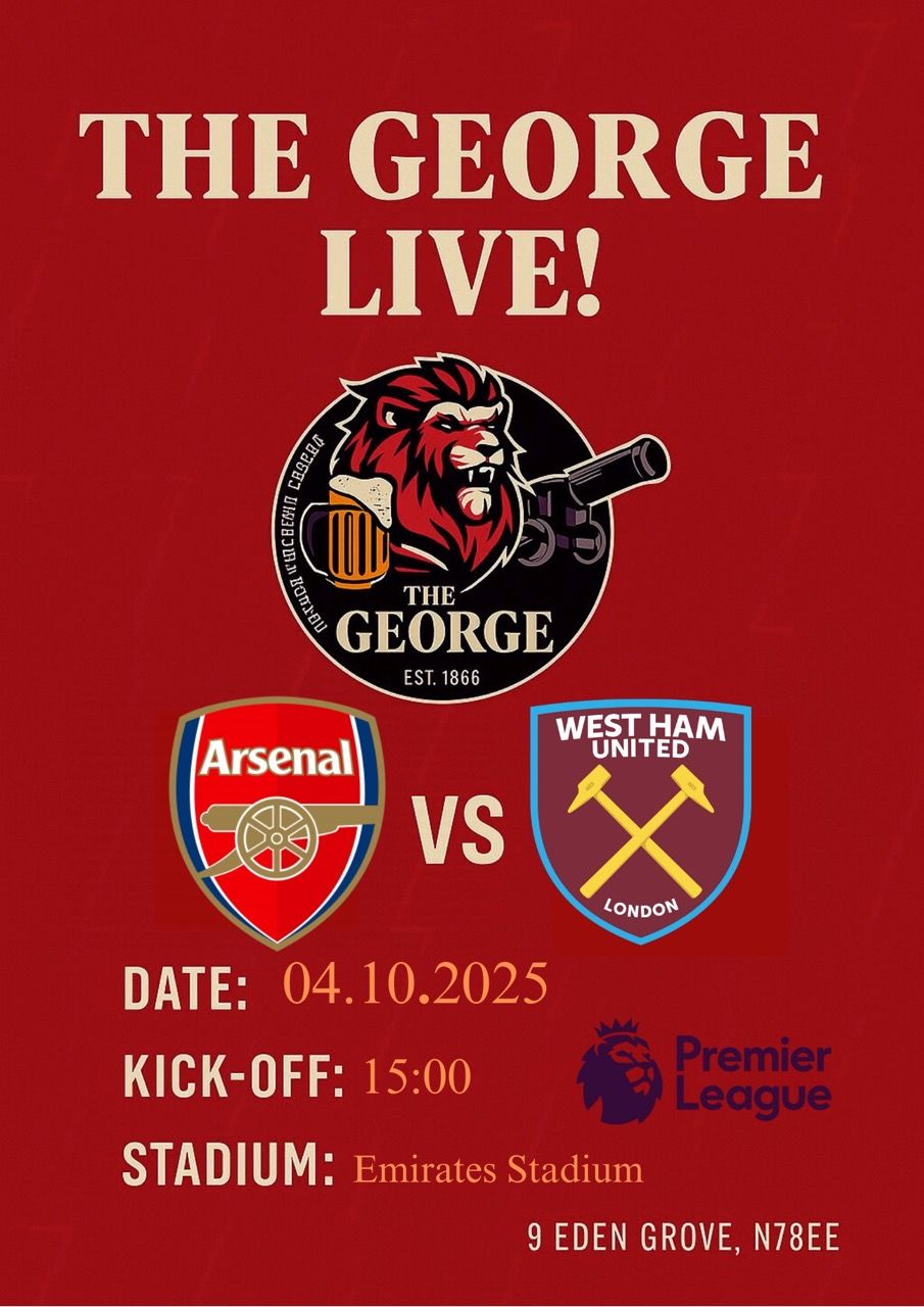 Arsenal v West Ham United Screening
